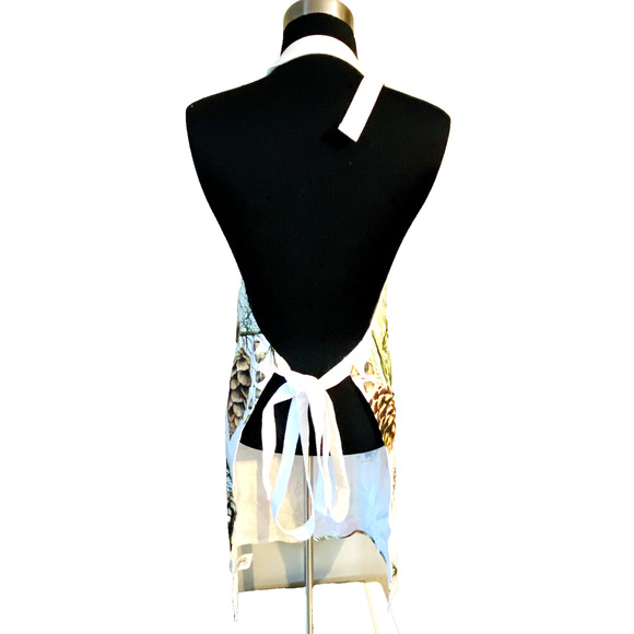 New with Tags Michel Design Works White Spruce Apron Style APR362 - Picture 7 of 9